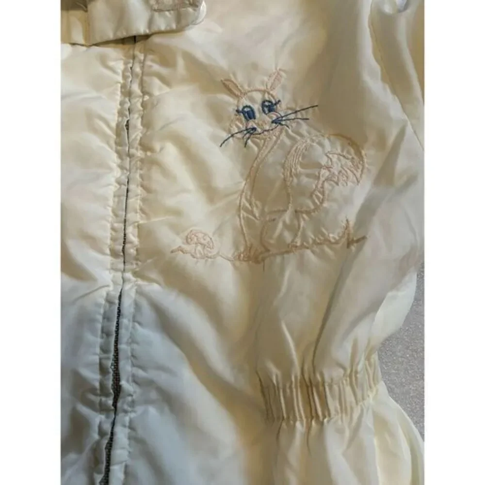 Vintage Tidykins Quilted Insulated‎ Lining Zip Up snowsuit Girl 60's, 70's